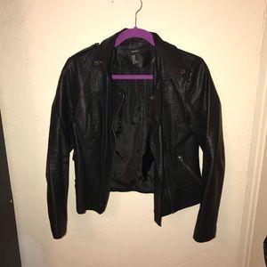 Black Leather Jacket F21